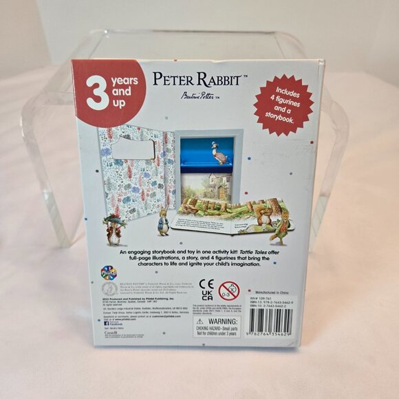 PETER RABBIT Set of 3 - Puzzle Book, Magnetic Set, Tattle Tales Book w/Figurines - Picture 6 of 15